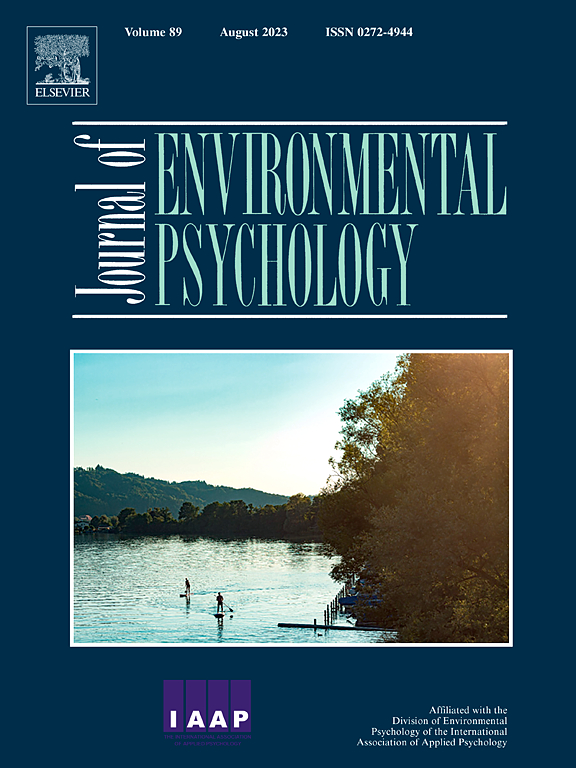 JOURNAL OF ENVIRONMENTAL PSYCHOLOGY