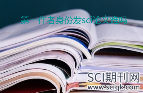 第一作者身份发sci论文难吗